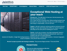 Tablet Screenshot of joinweb.com